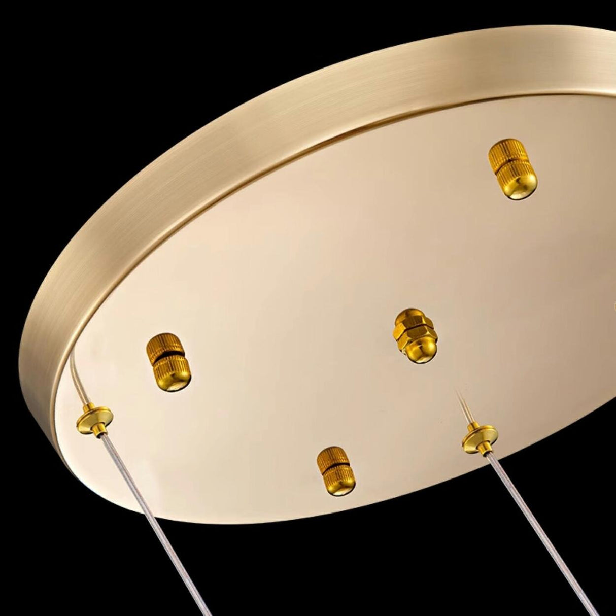 Luxury Crystal Gold Globe Adjustable Pendant Light Image - 9