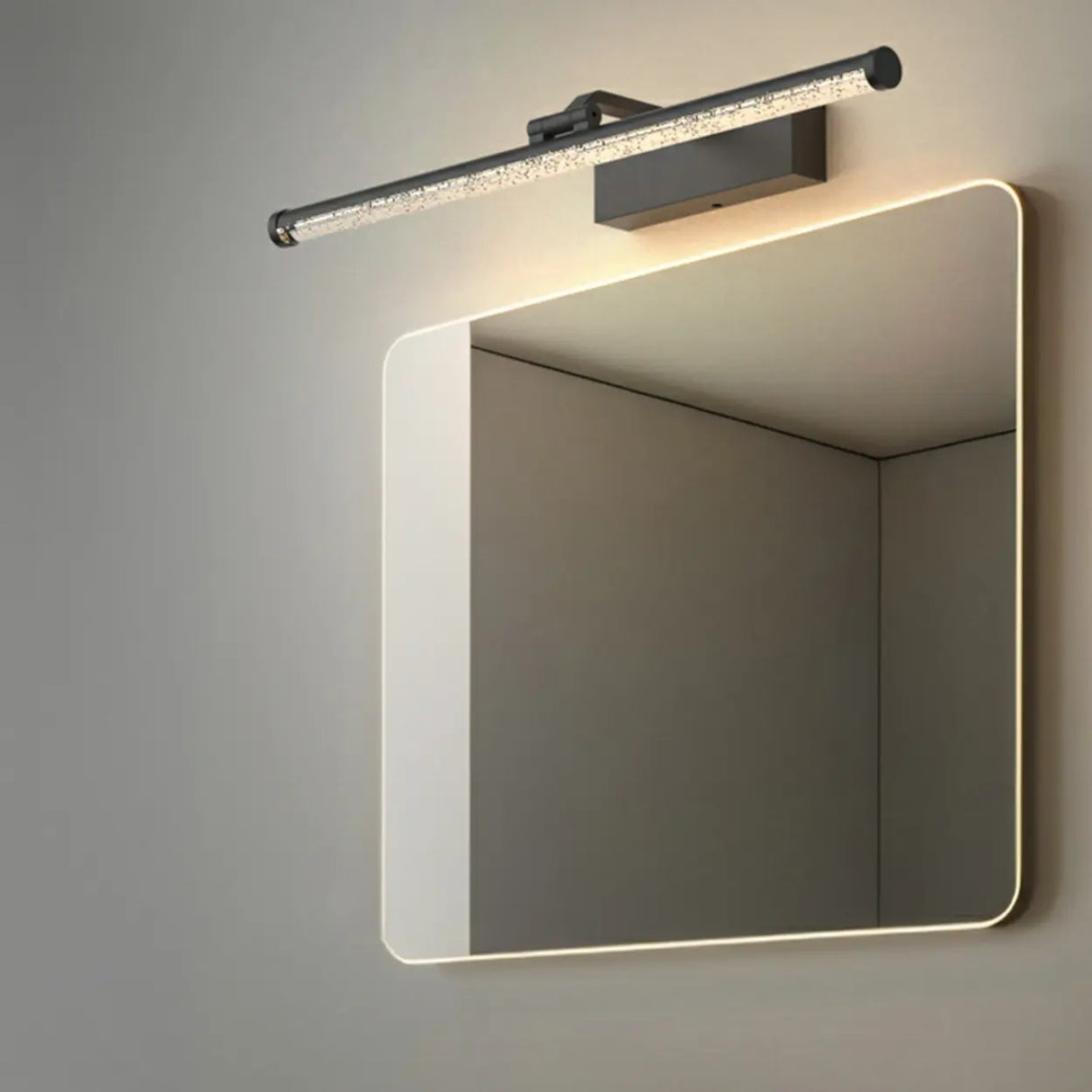 Luxury Crystal Gold Linear Vanity Wall Light Image - 3