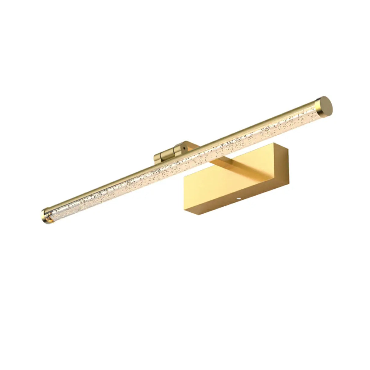 Luxury Crystal Gold Linear Vanity Wall Light Image - 6