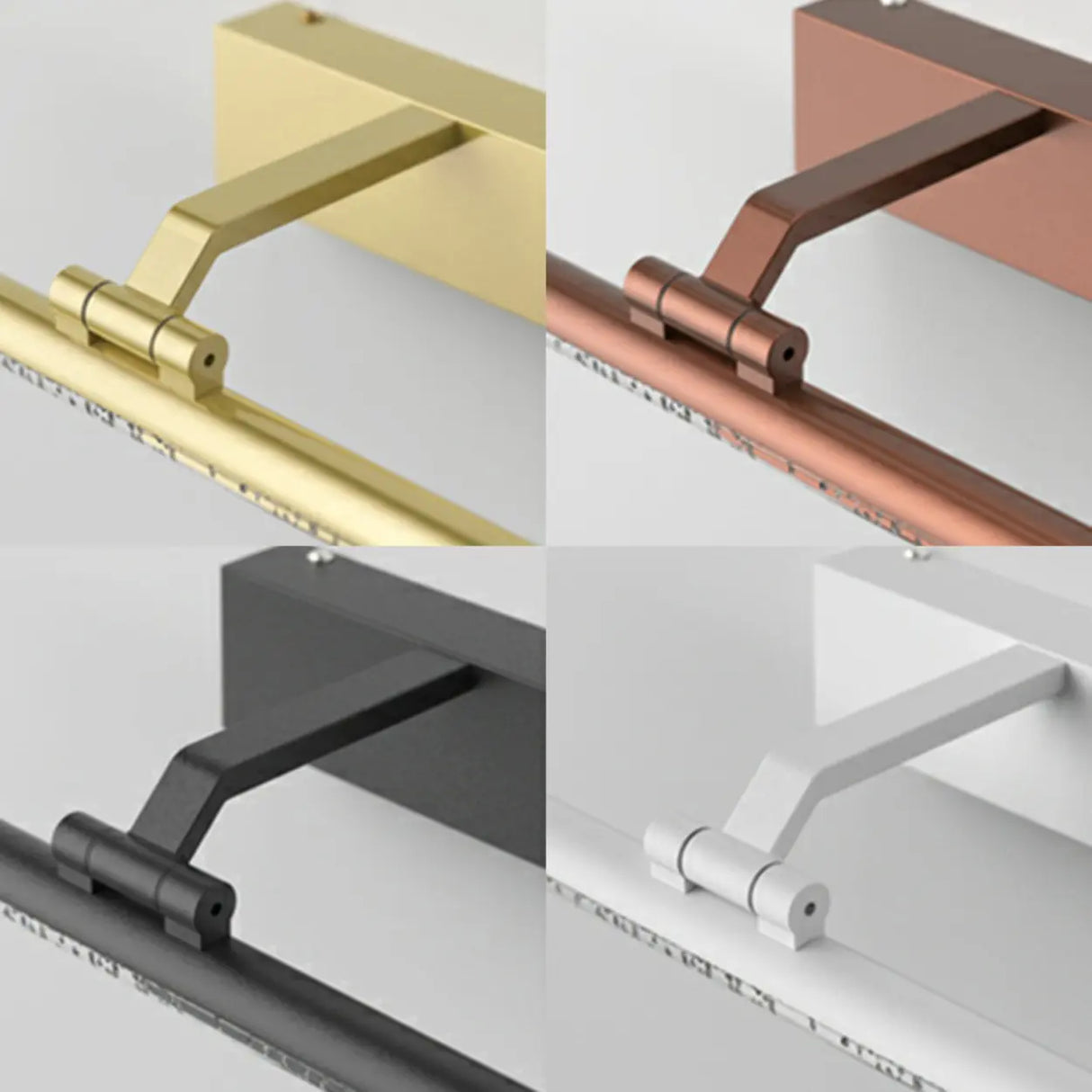 Luxury Crystal Gold Linear Vanity Wall Light Image - 9