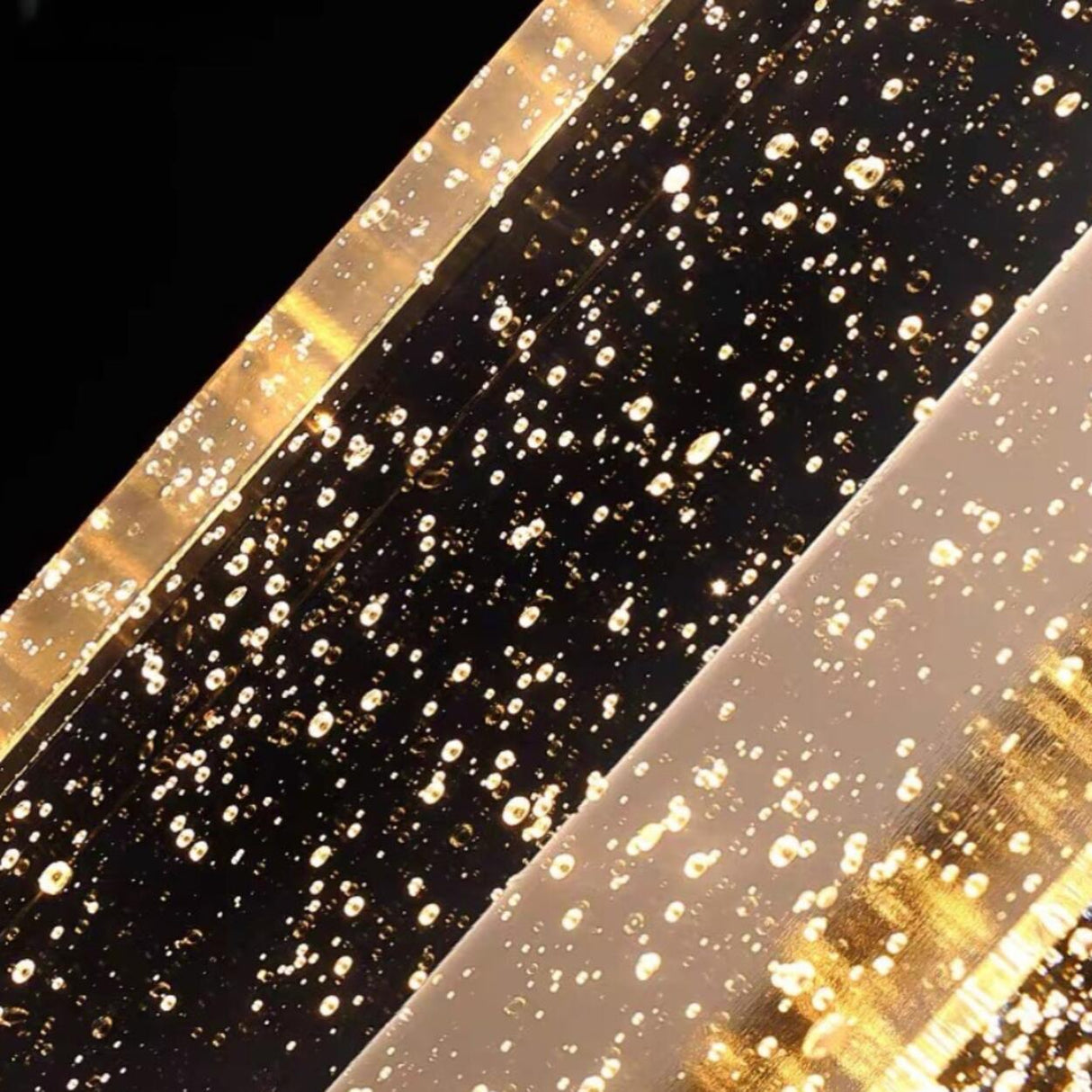 Luxury Geometric Crystal Panel Gold Wall Sconce Image - 17