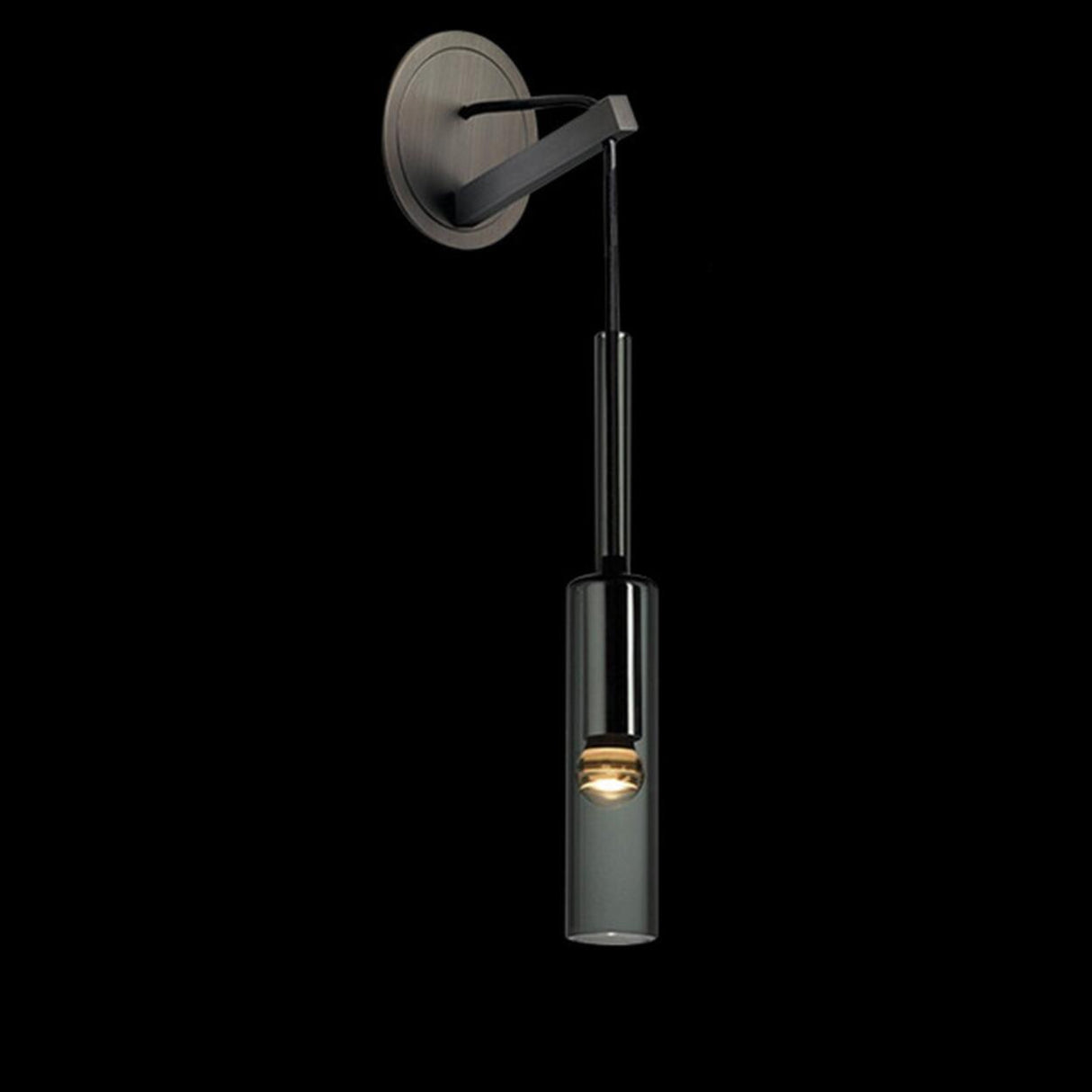 Luxury Geometric Gold Rock Crystal Wall Sconce Image - 5