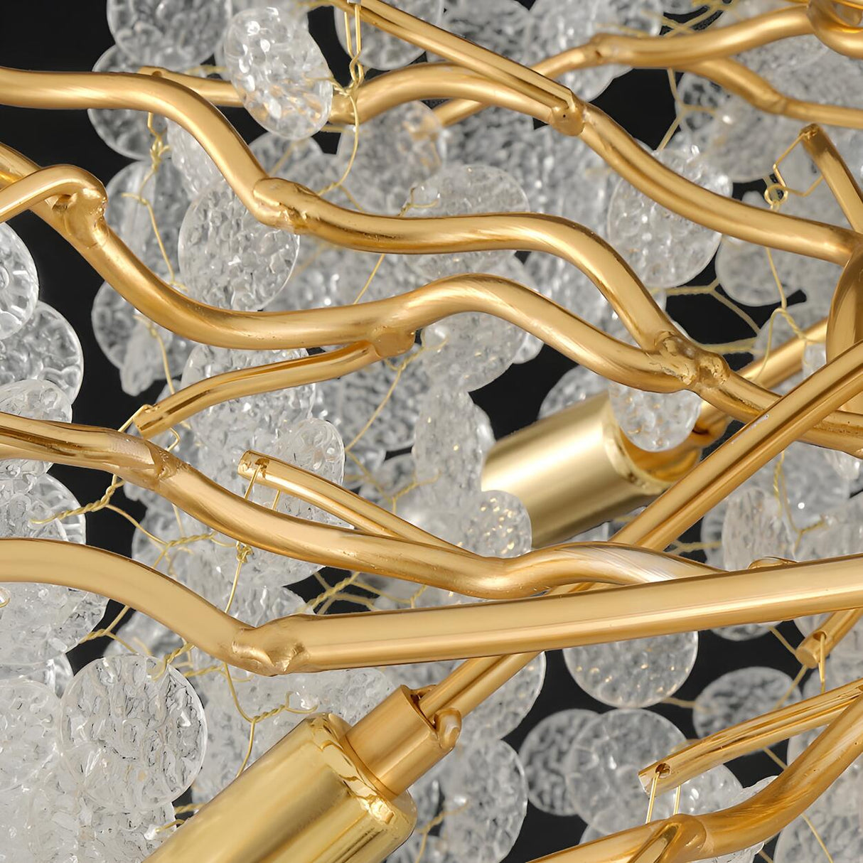 Luxury Gold Tree Branch Island Chandelier Light Image - 7