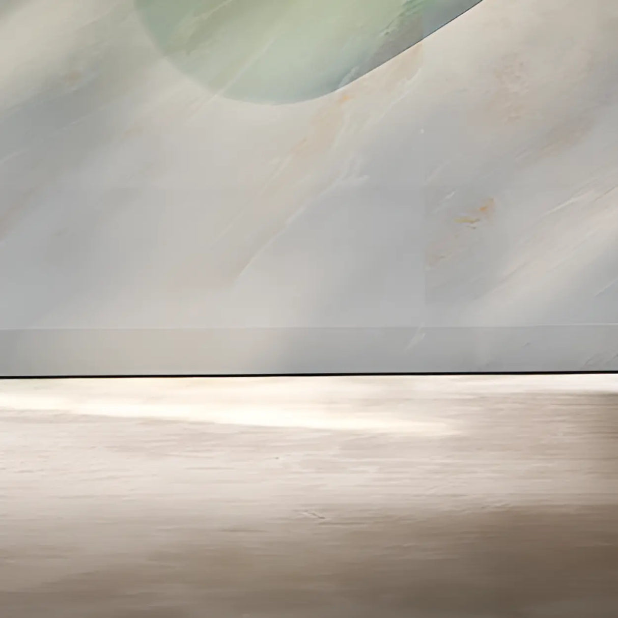 Luxury Stone Abstract Base Beige Decorative Console Table Image - 11