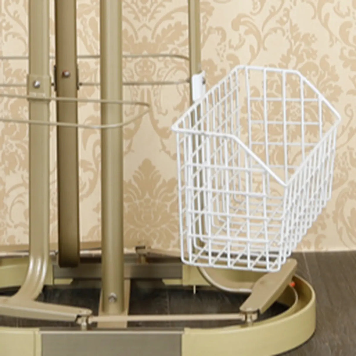 Metal Frame Gold Freestanding Multi-Tier Coat Rack Image - 14