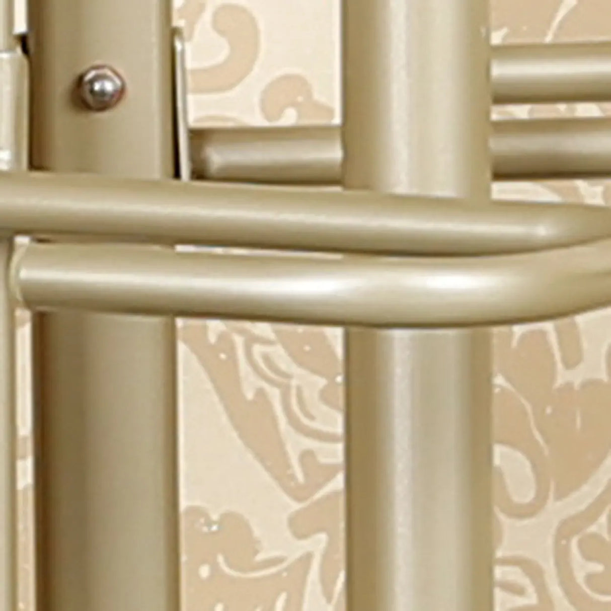 Metal Frame Gold Freestanding Multi-Tier Coat Rack Image - 8