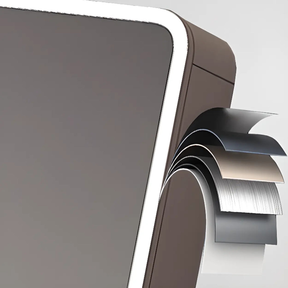 Metal Frameless White Large Storage Mirror Medicine Cabinet Image - 14