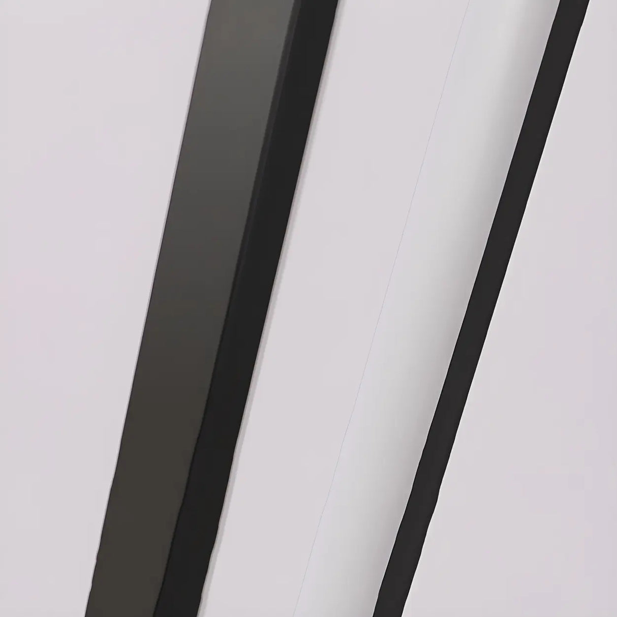 Metal Modern Black Rectangular RGB LED Floor Lamp Image - 10