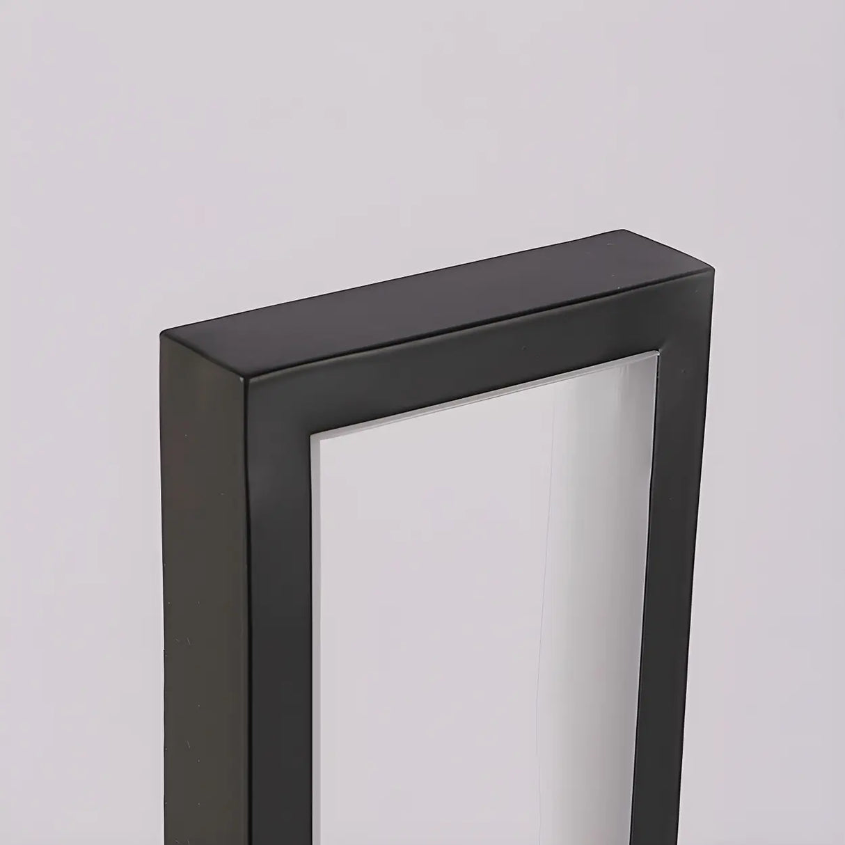 Metal Modern Black Rectangular RGB LED Floor Lamp Image - 9