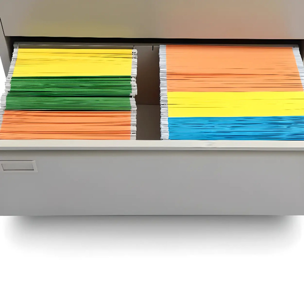 Metal White Lockable Storage Vertical Filing Cabinet Image - 10