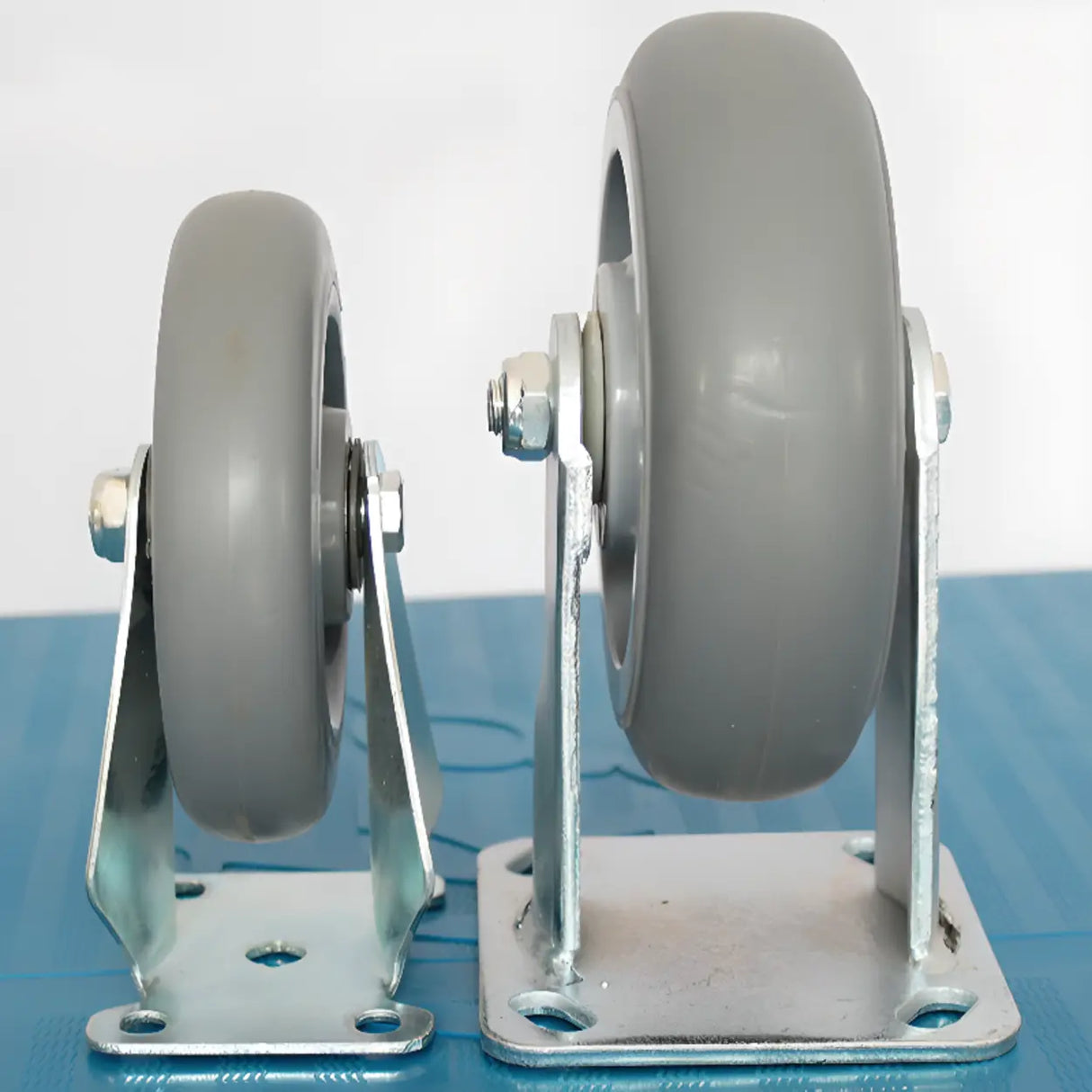 Metallic Multi-Purpose Adult Fold-up Cart with Handle and Toolbox Image - 8