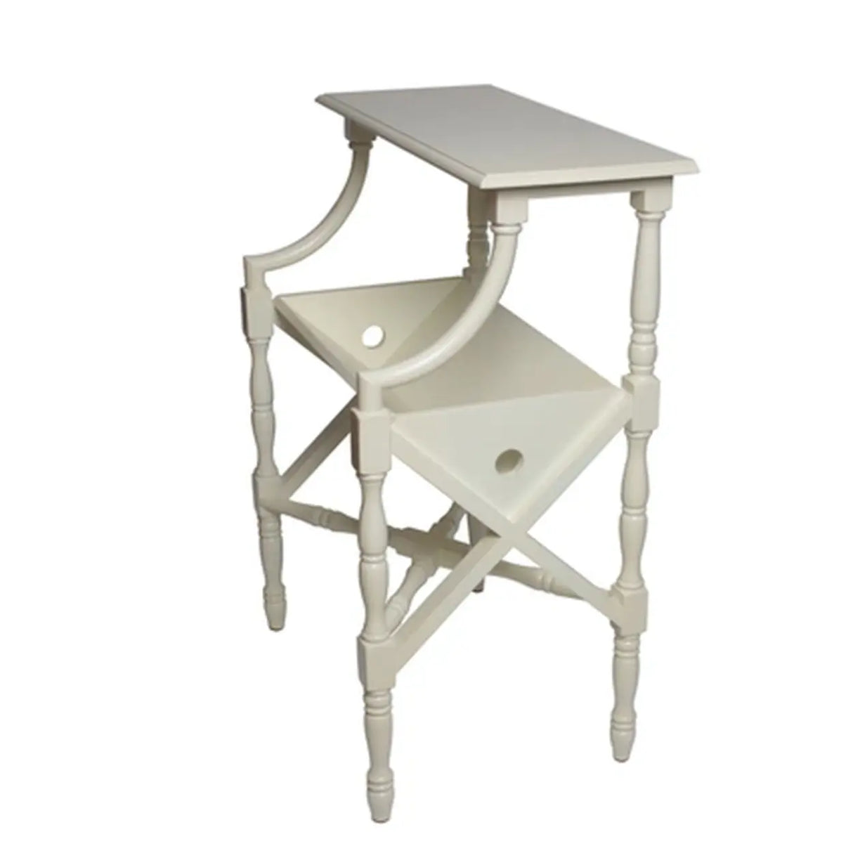 Mid-century Antique Wooden Magazine Storage Bookshelf Image - 4