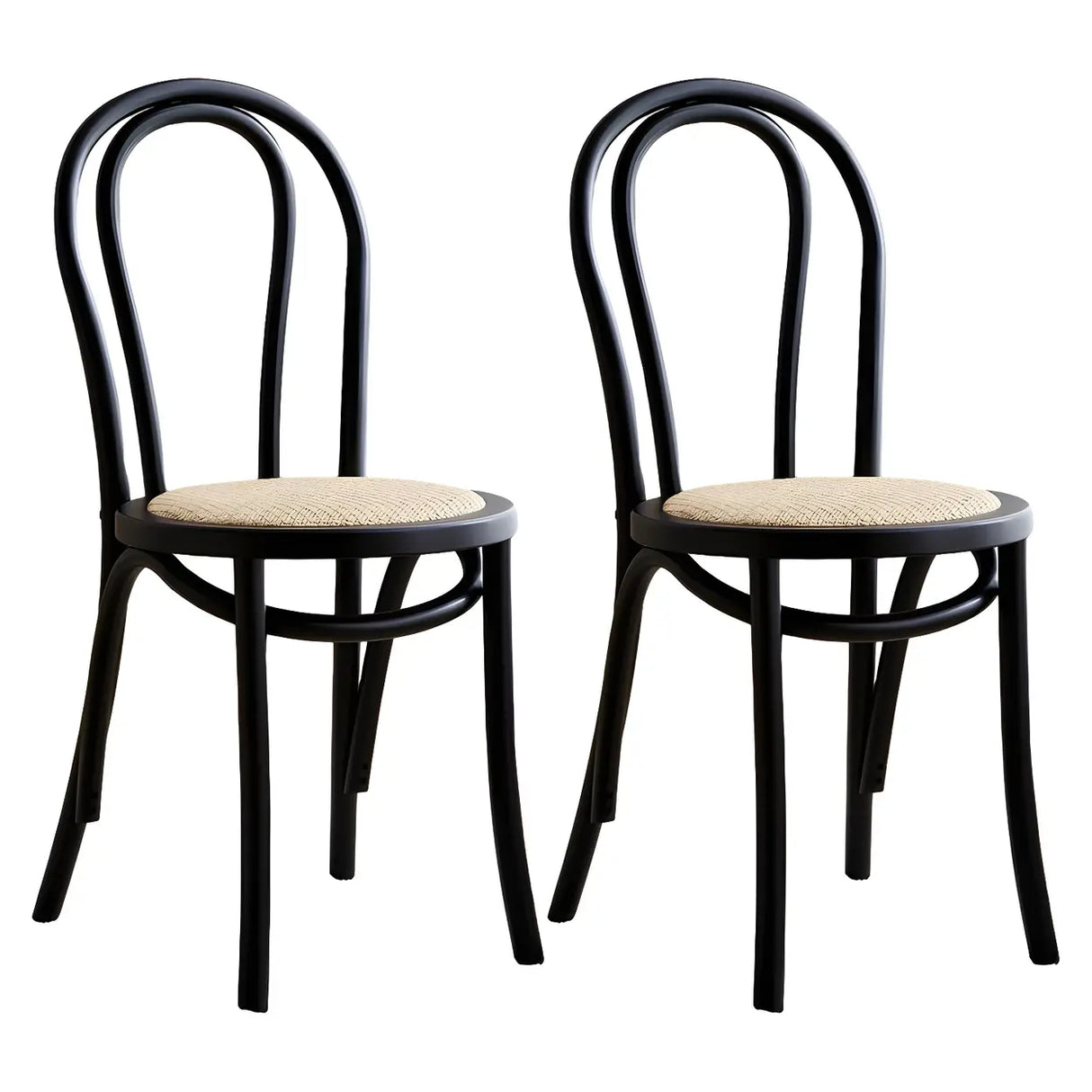 Mid-Century Modern Beech Wood Armless Dining Chair Image - 14