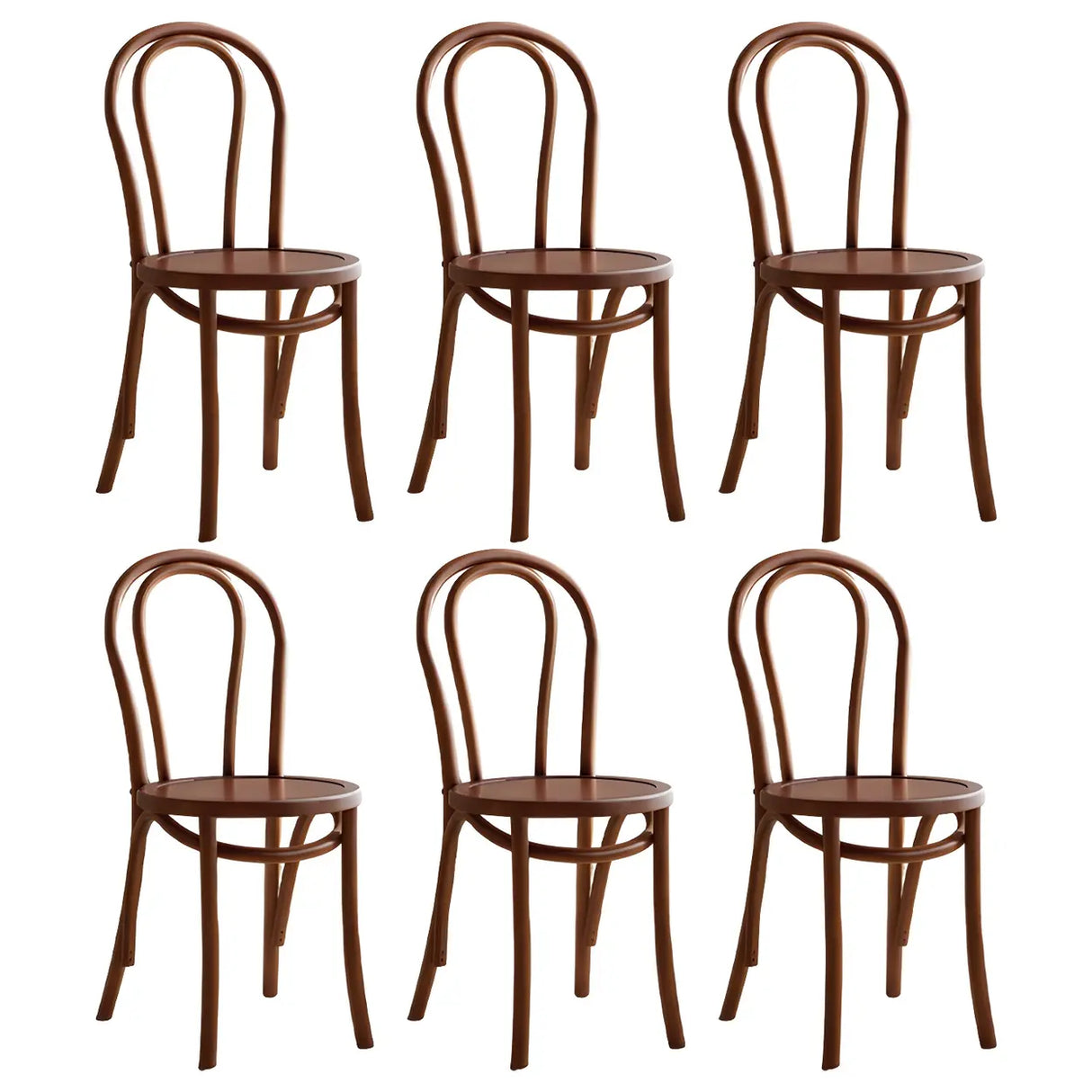 Mid-Century Modern Beech Wood Armless Dining Chair Image - 35