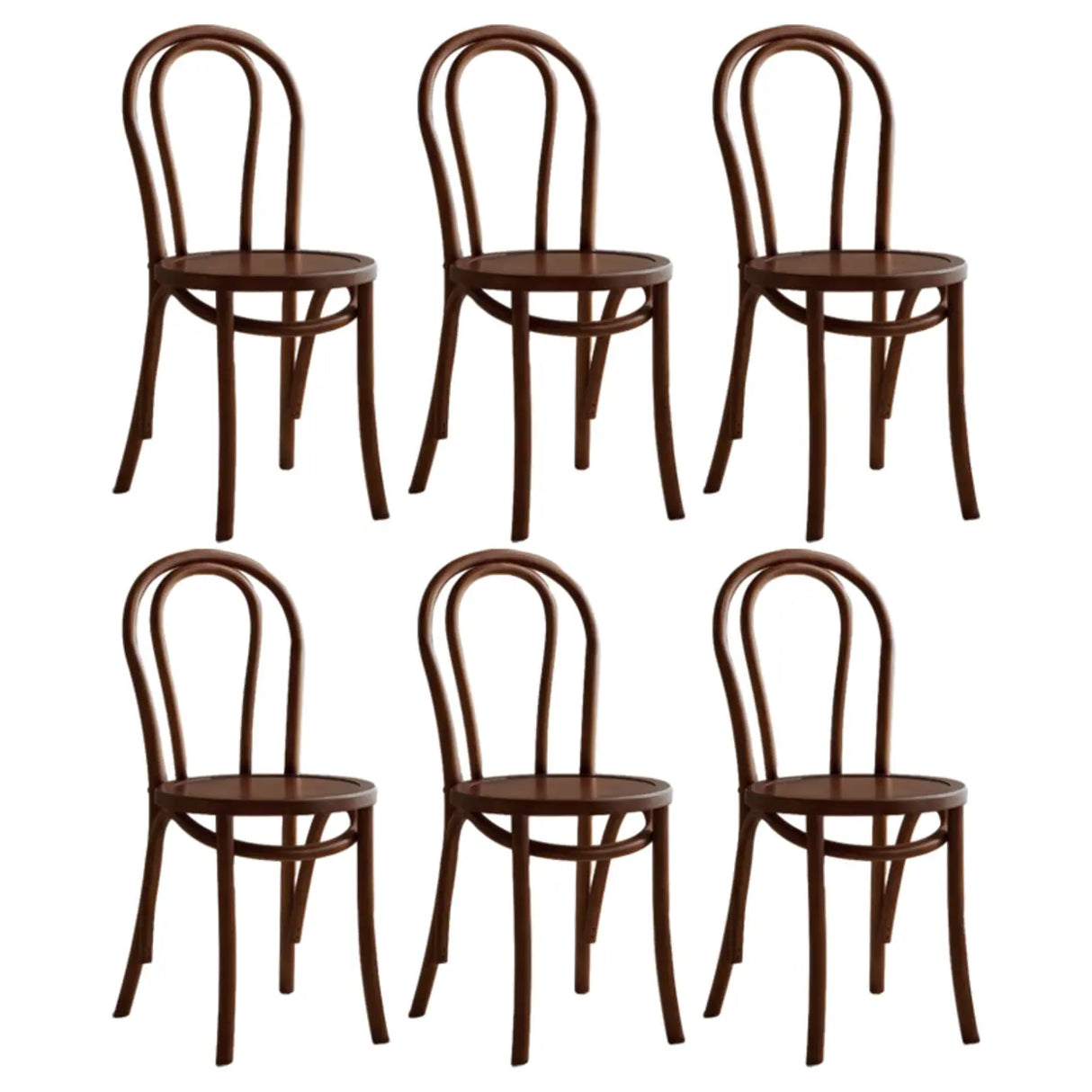 Mid-Century Modern Beech Wood Armless Dining Chair Image - 40