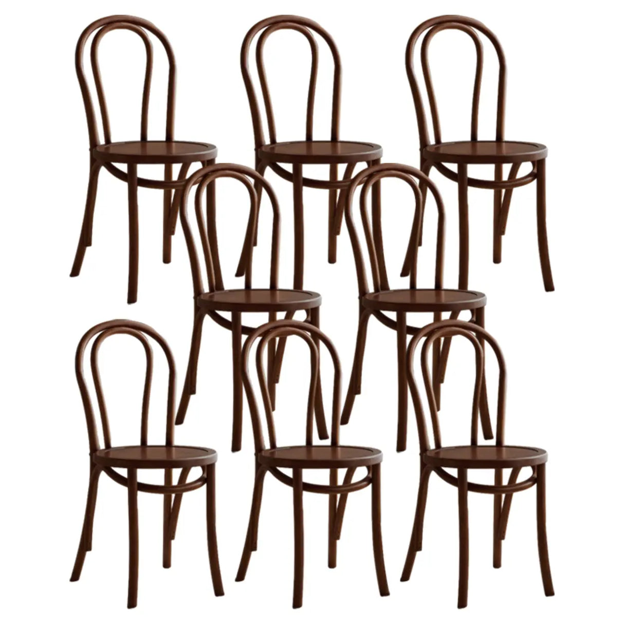 Mid-Century Modern Beech Wood Armless Dining Chair Image - 41