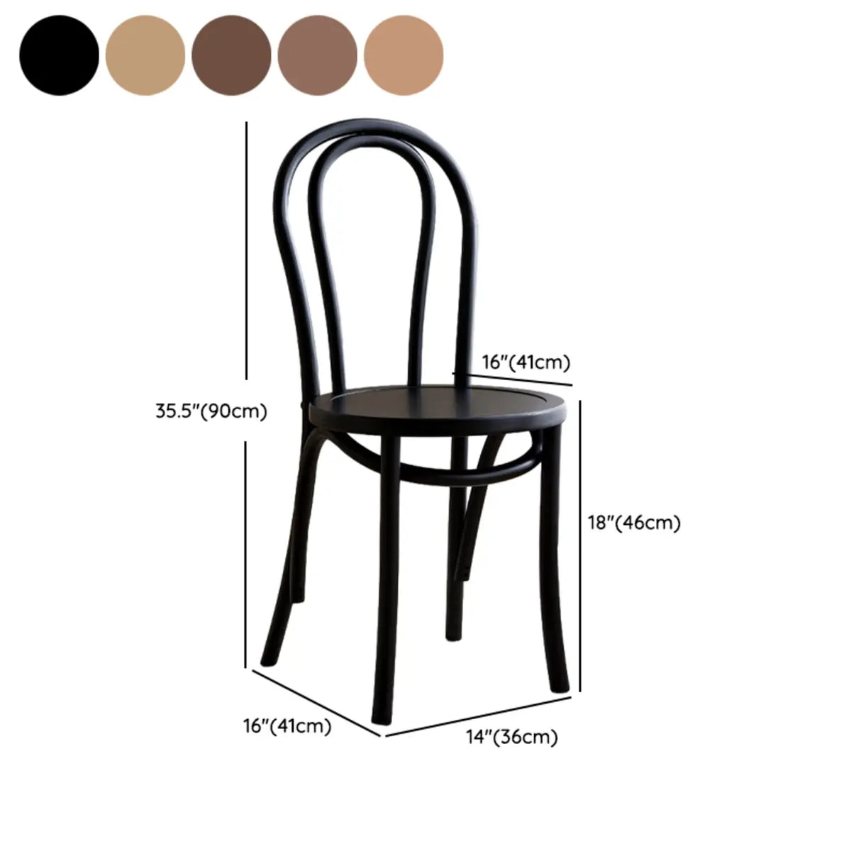 Mid-Century Modern Beech Wood Armless Dining Chair Image - 63