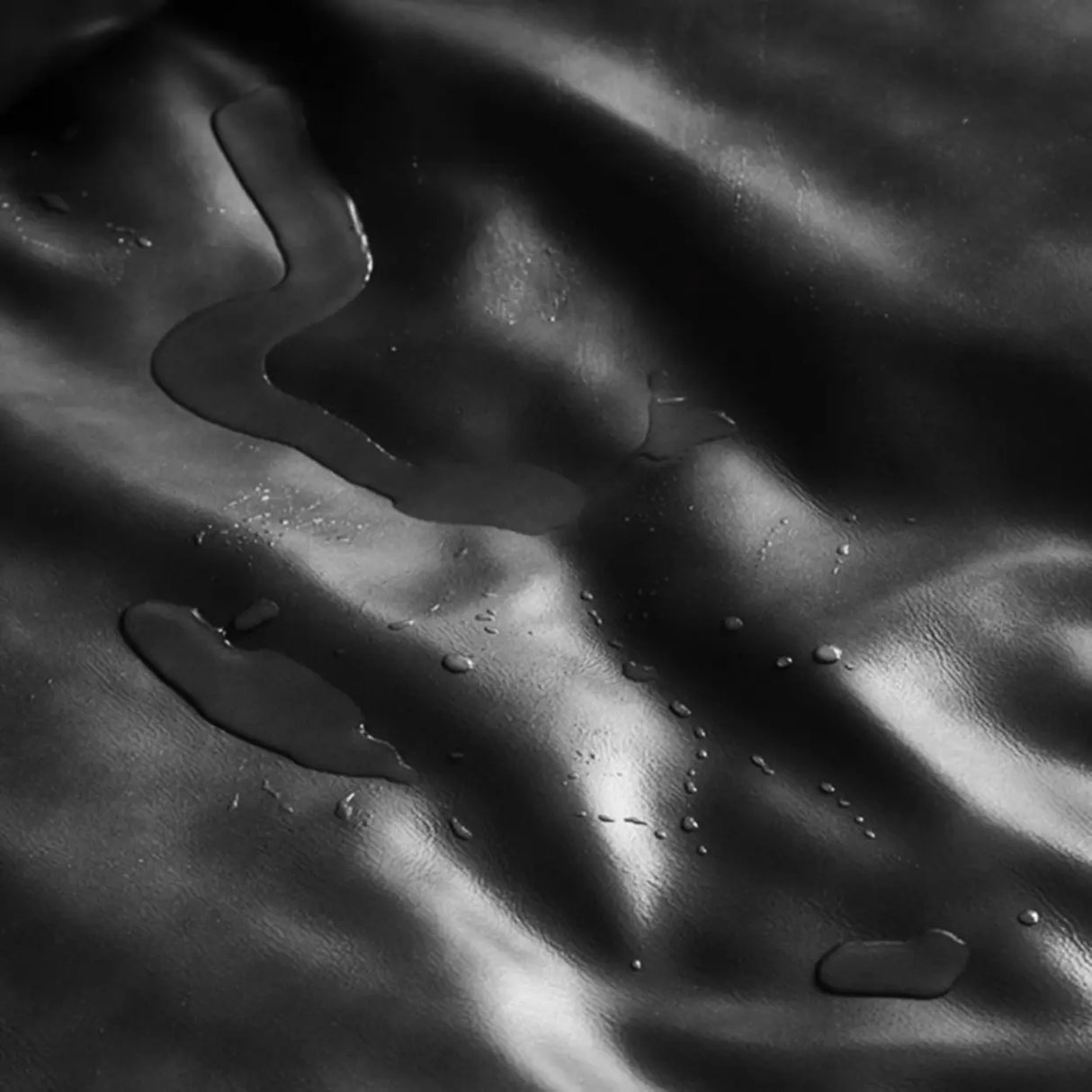 Mid-Century Modern Black Leather Lazy Lounge Accent Chair Image - 6