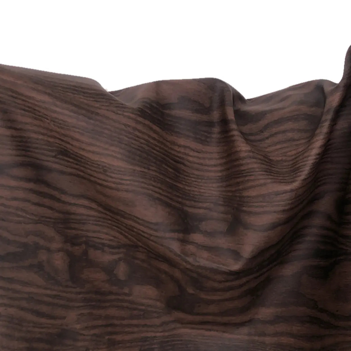 Mid-Century Modern Black Leather Wood Nightstand with Drawers Image - 10