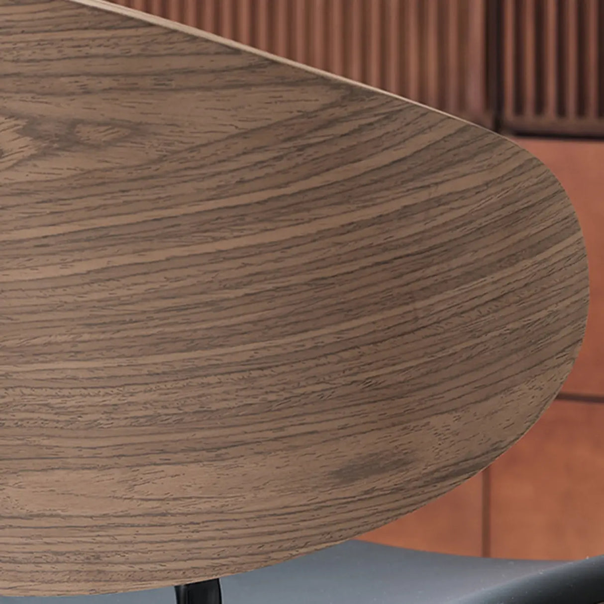 Mid-Century Modern Curved Back Upholstered Dining Chairs Image - 10