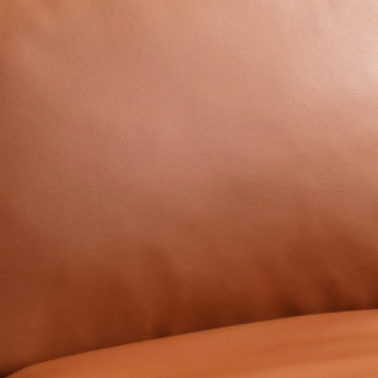 Mid-Century Modern Leather Brown Cushion Back Accent Chair Image - 10