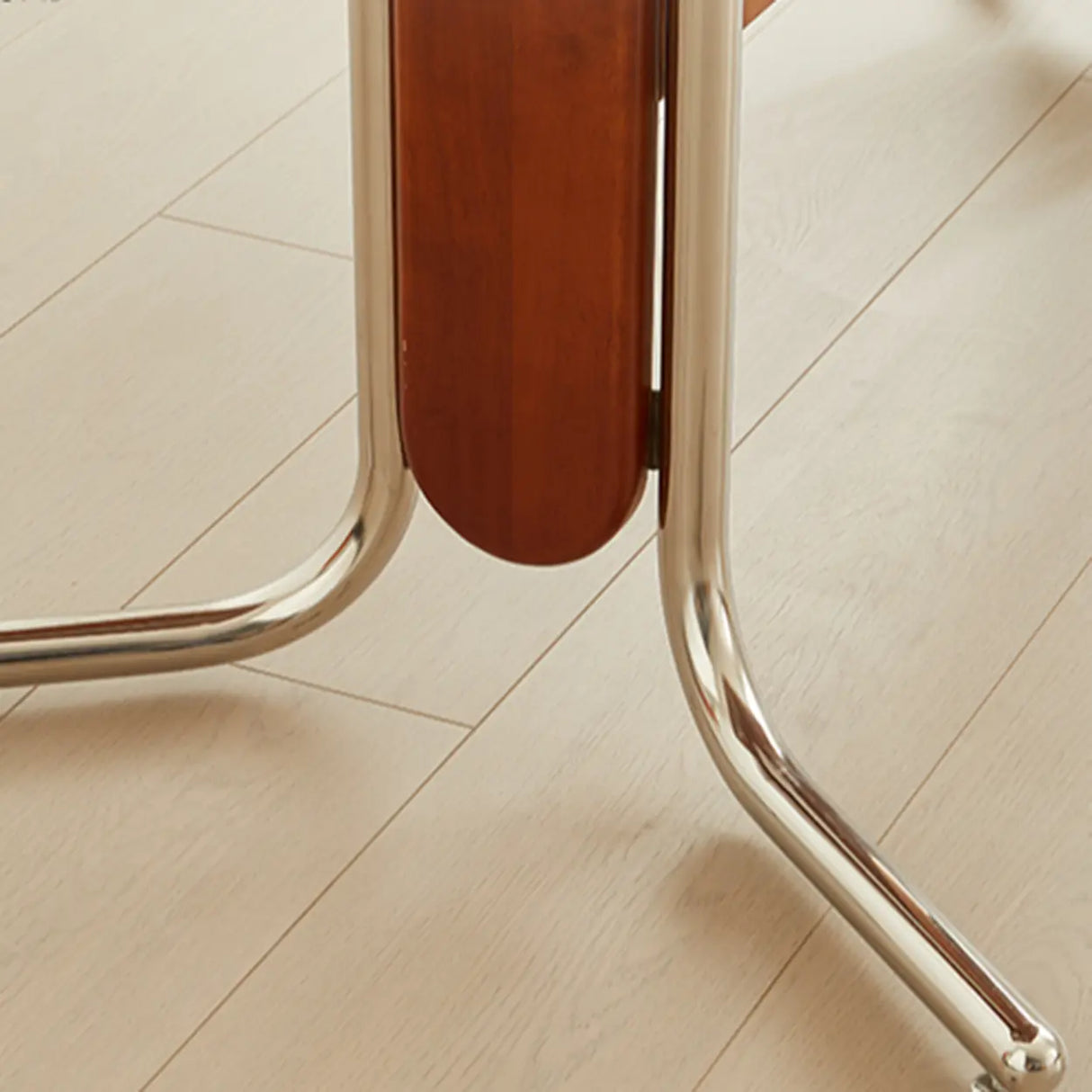 Mid-Century Modern Rectangular Stone Top Shelf Dining Table Image - 5