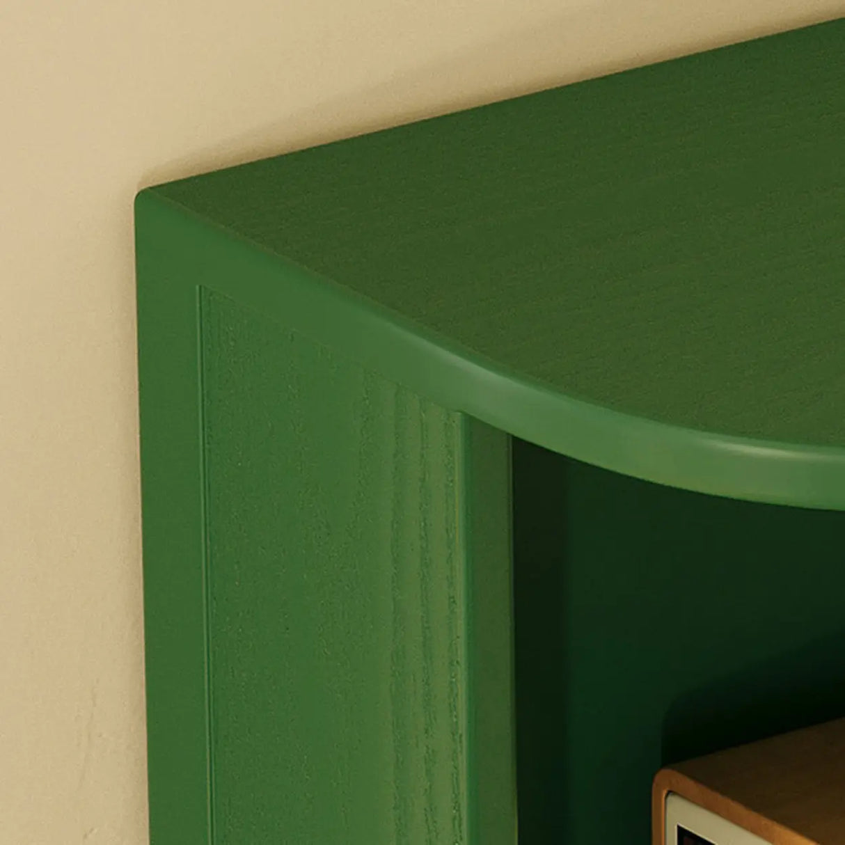 Mid-Century Modern Stand Wood Vertical Corner Bookshelf Image - 13