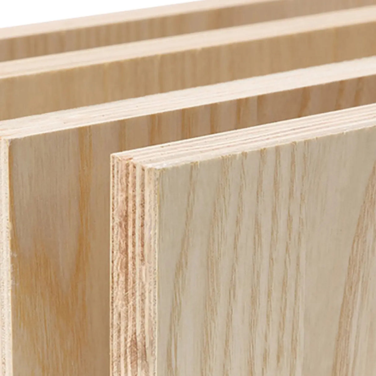 Mid-Century Modern White Wood Nightstand with Drawers Image - 6