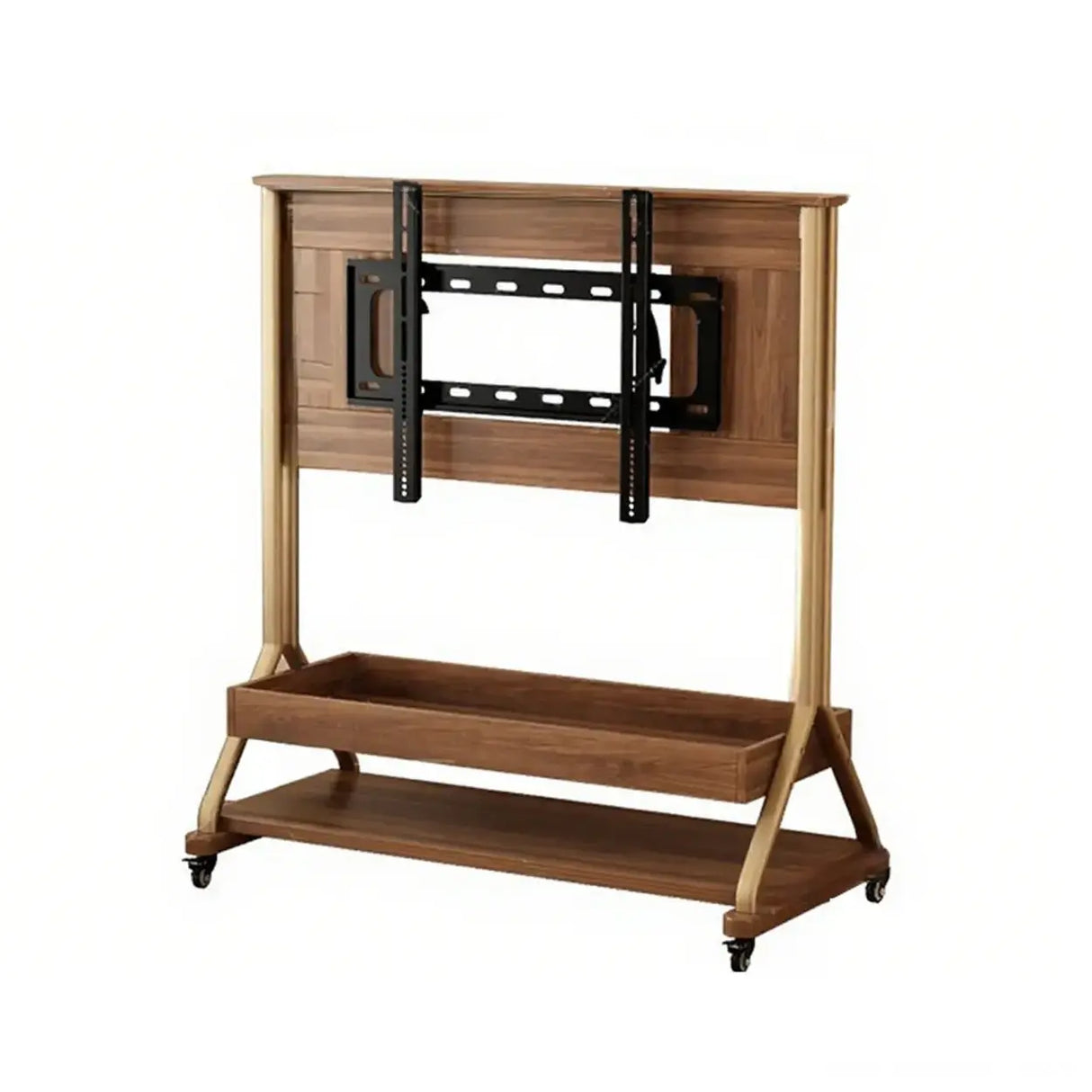 Mid-Century Modern Wood Movable Adjustable TV Mount TV Stand Image - 20