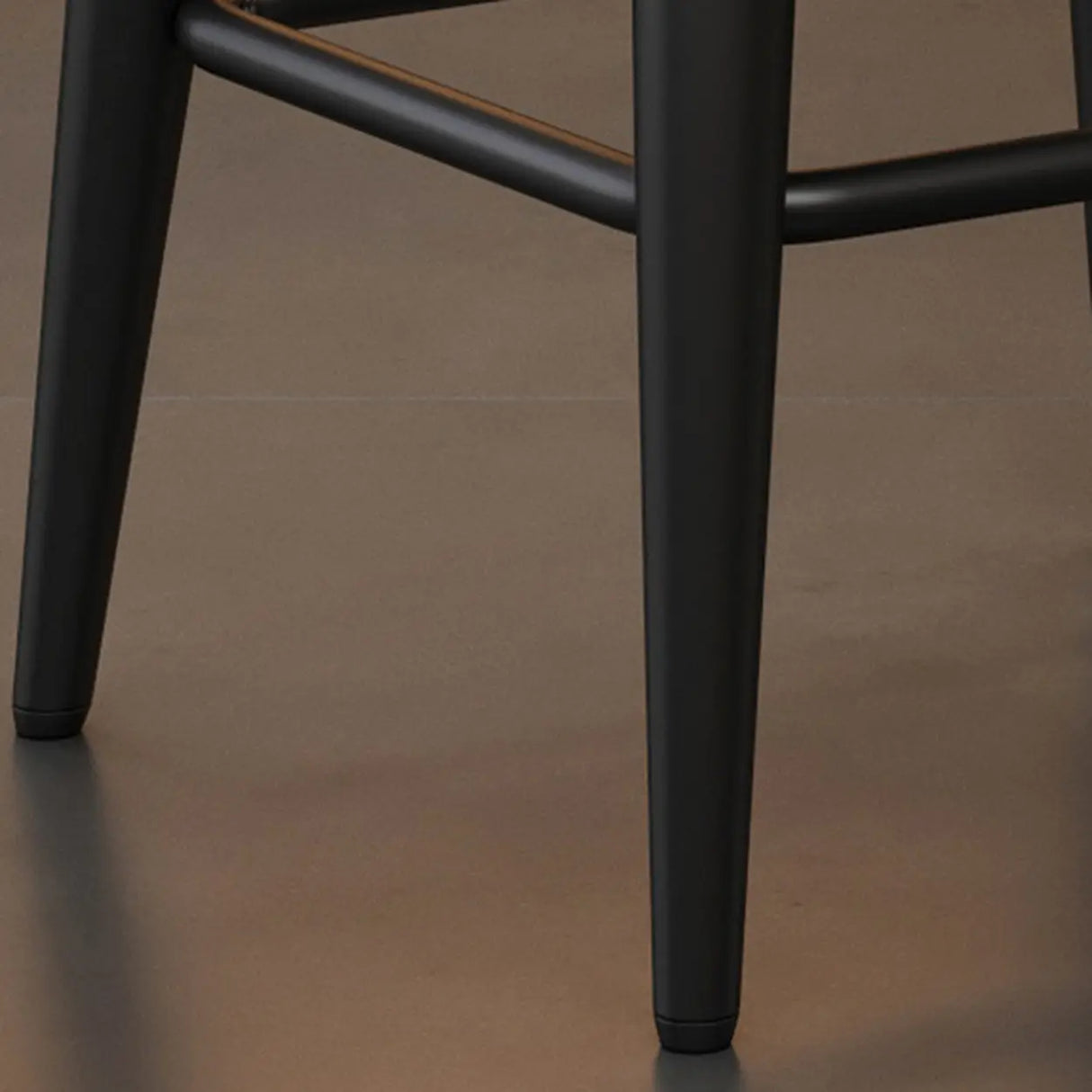 Mid-Century Upholstered Swivel Bar Stool with Padded Backrest Image - 12