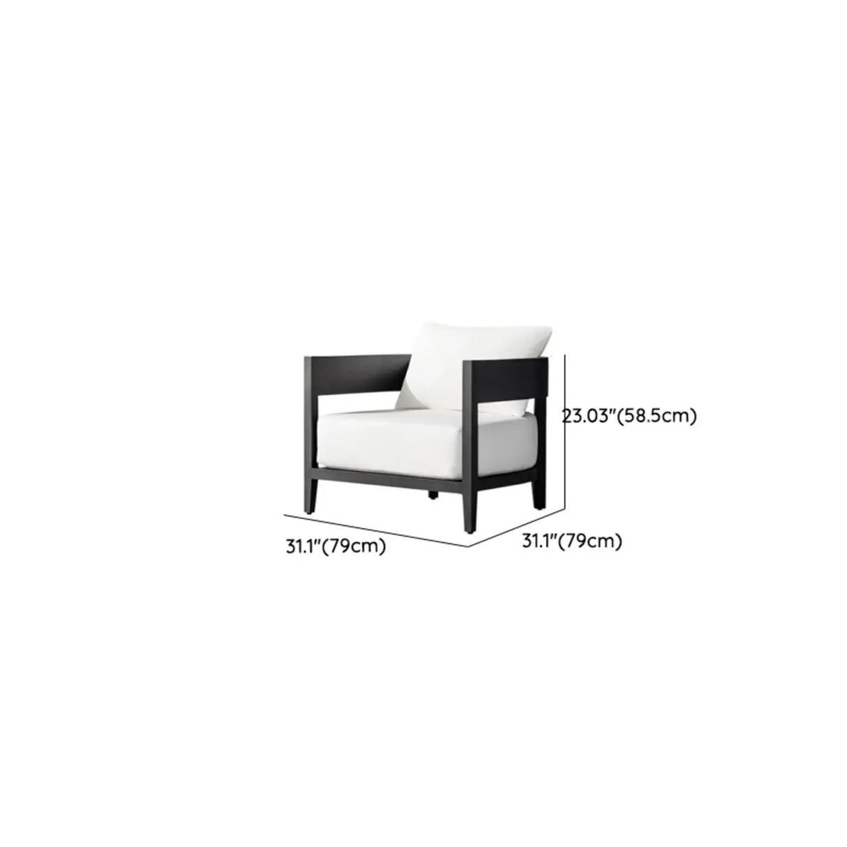 Mildew Resistant Modular Metal Beige Patio Sofa Set Image - 19