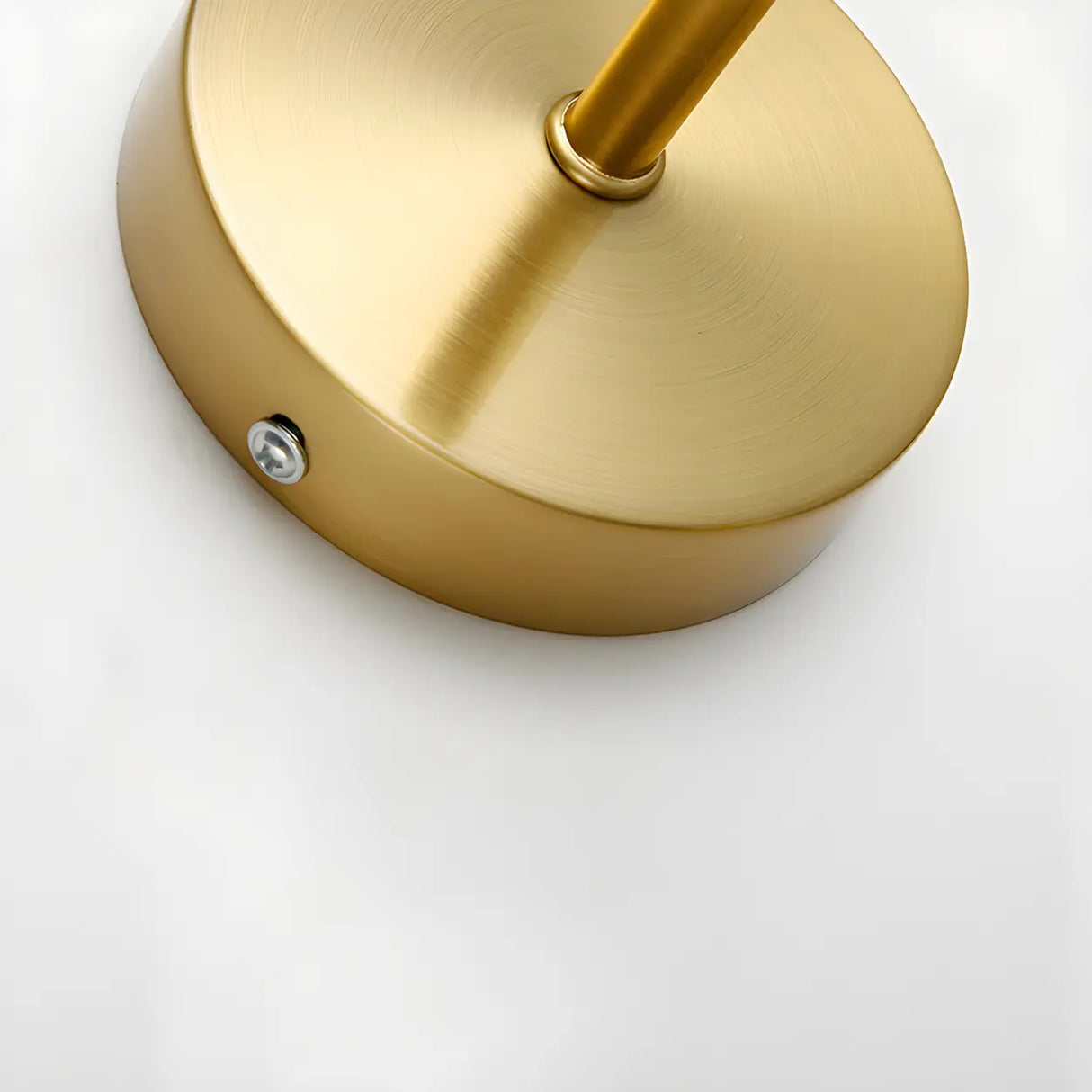 Mini Simple Glass Globe Black Finish Wall Vanity Light Image - 13