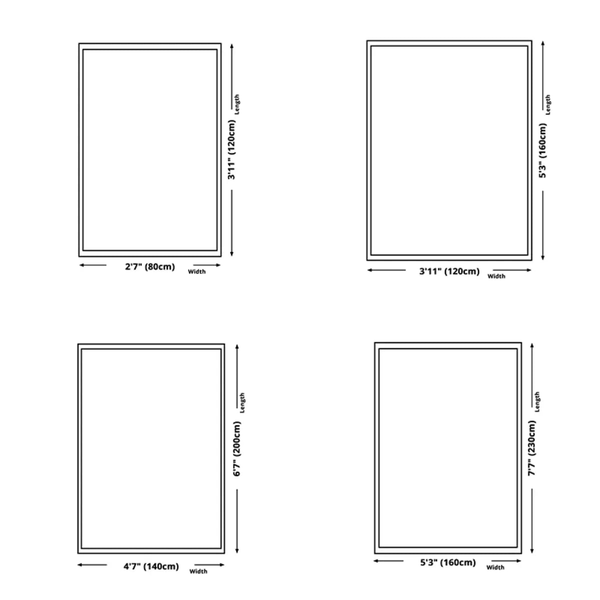 Minimalism Geometric Cotton Blend Gray Area Rug