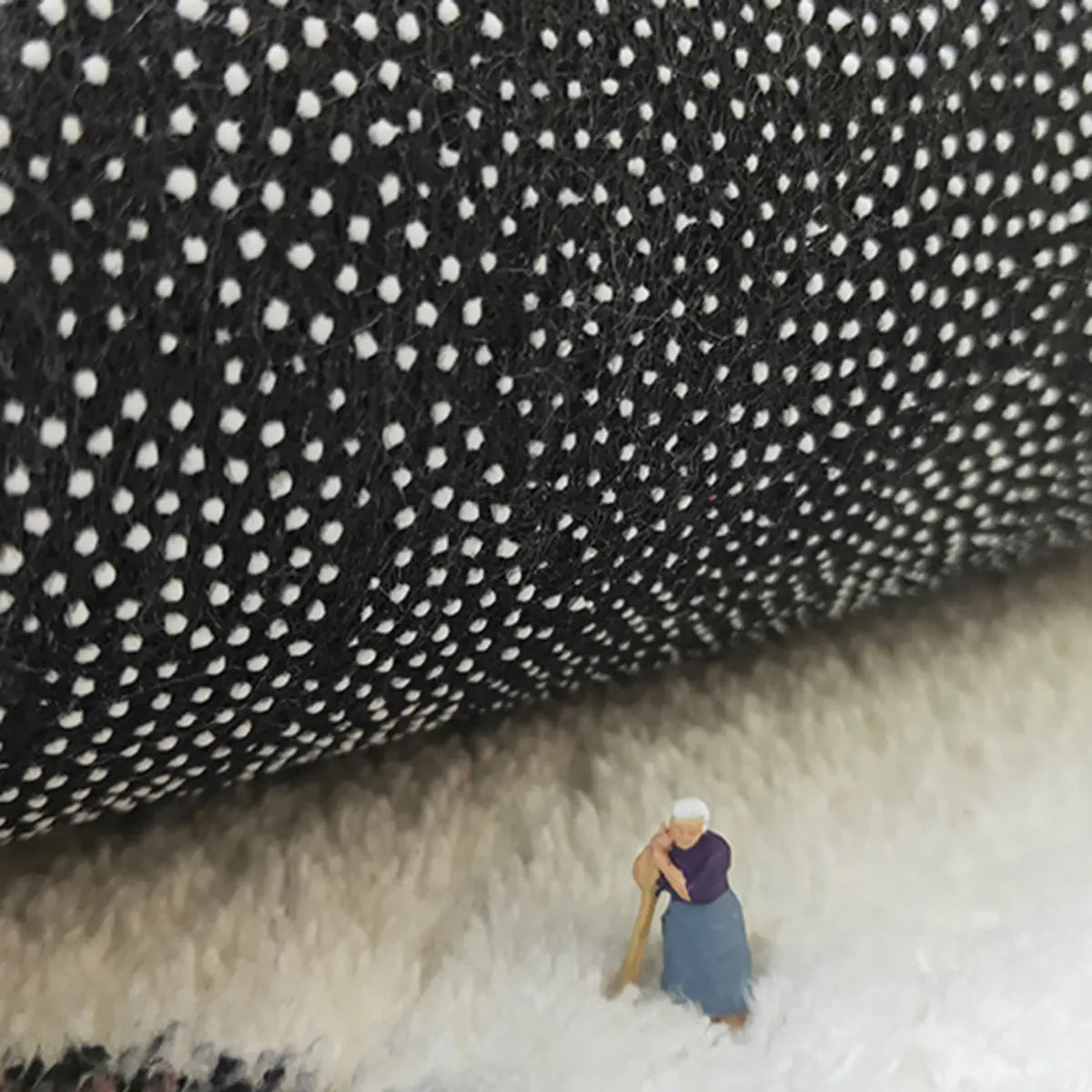 Minimalism Rectangle Polypropylene Green Area Rug Image - 8