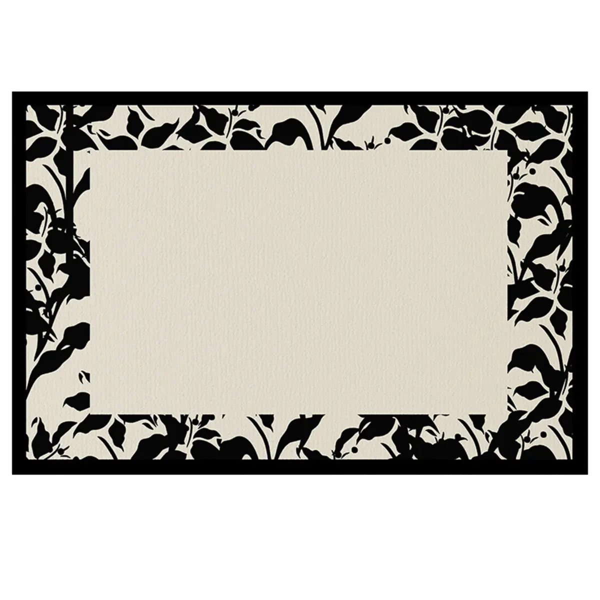 Minimalist Beige Rectangular Skid-Resistant Area Rug Image - 8