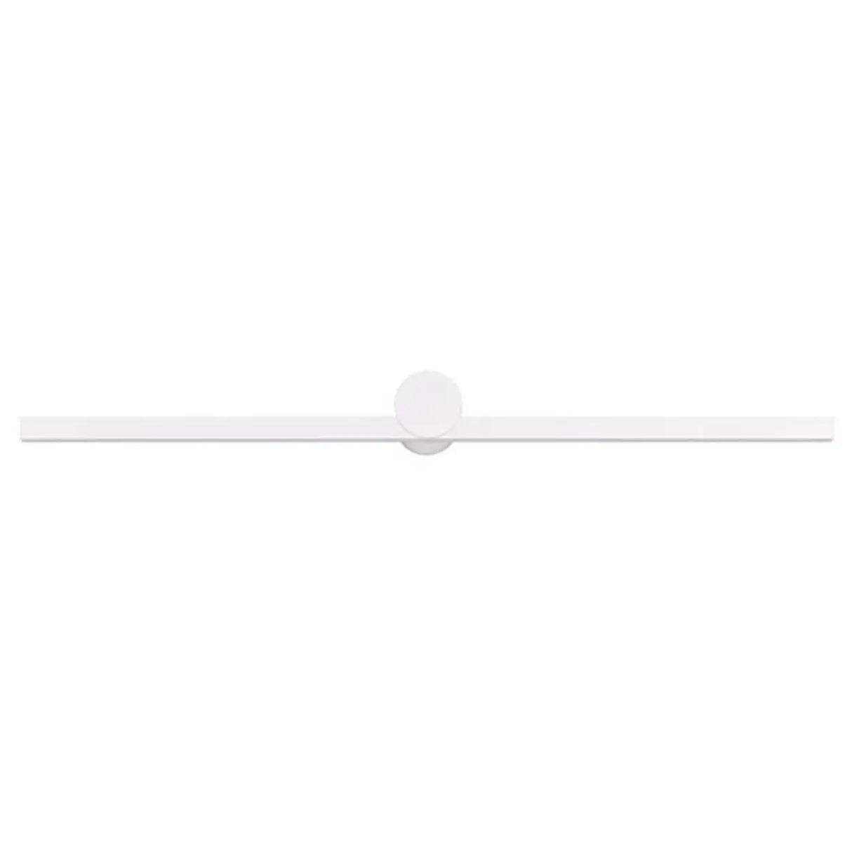 Minimalist Black Linear LED Vanity Wall Light Image - 11