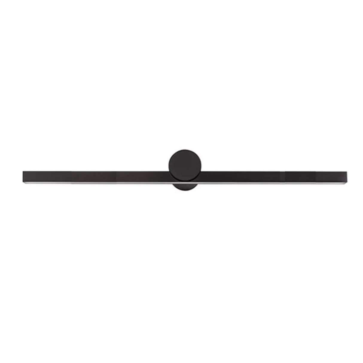 Minimalist Black Linear LED Vanity Wall Light Image - 3
