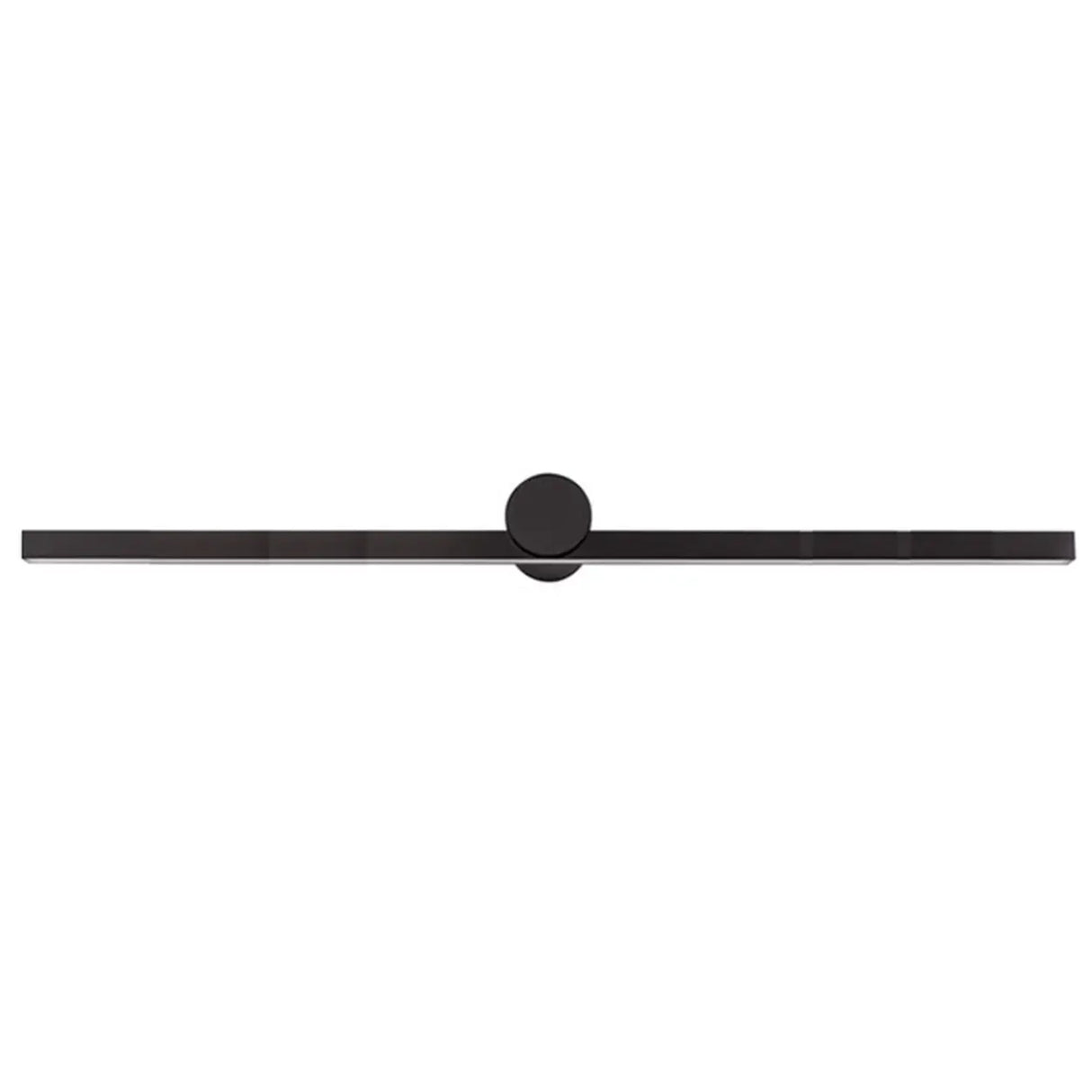 Minimalist Black Linear LED Vanity Wall Light Image - 5