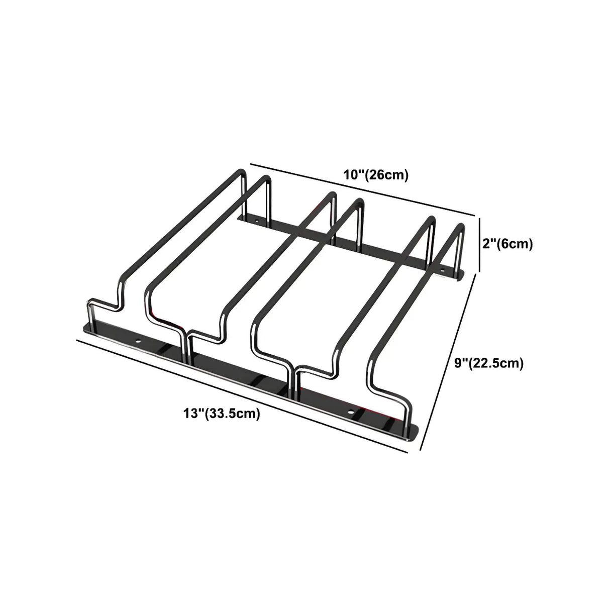 Minimalist Black Metal Hanging Wine Glass Rack Various Sizes Image - 37