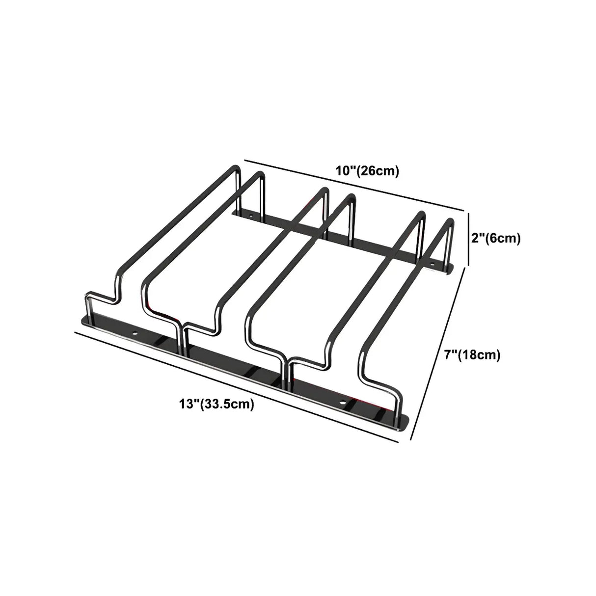 Minimalist Black Metal Hanging Wine Glass Rack Various Sizes Image - 39