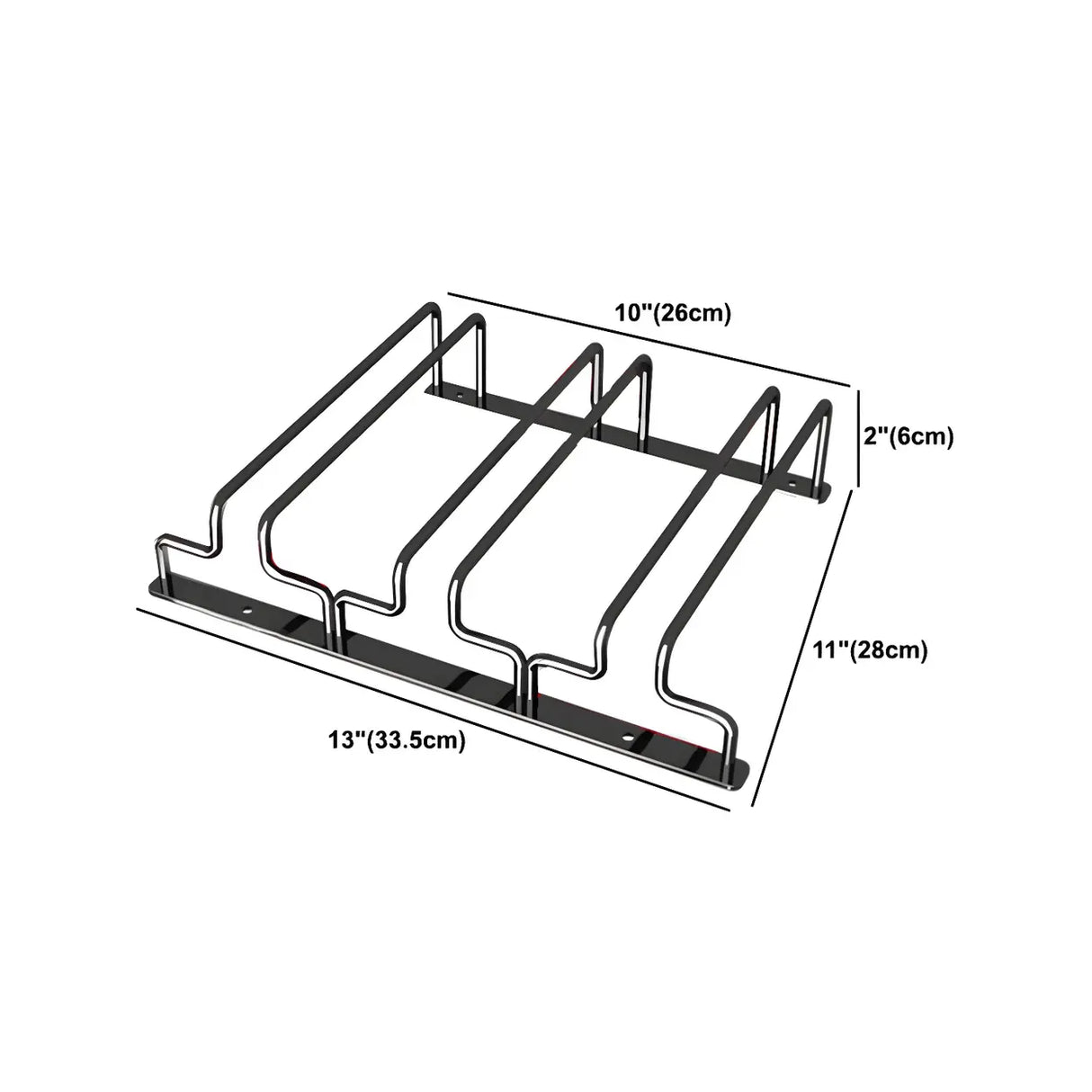 Minimalist Black Metal Hanging Wine Glass Rack Various Sizes Image - 42