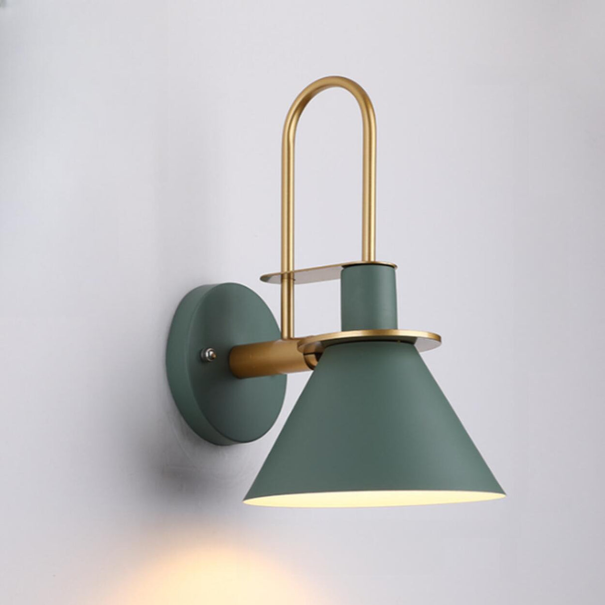 Minimalist Casual Cone Metal LED Wall Sconce Light Image - 10