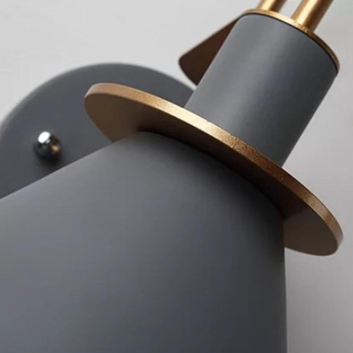 Minimalist Casual Cone Metal LED Wall Sconce Light Image - 12