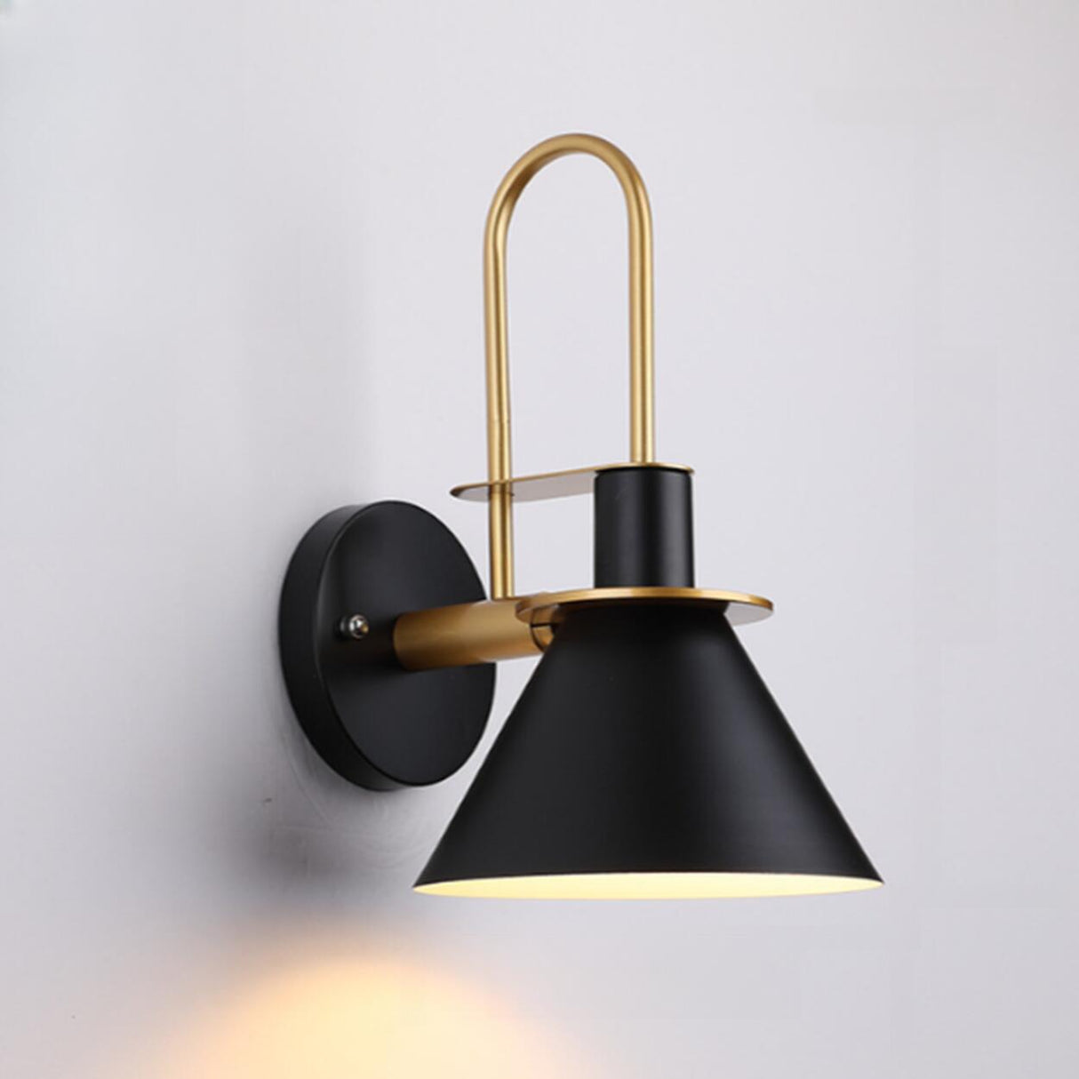 Minimalist Casual Cone Metal LED Wall Sconce Light Image - 6