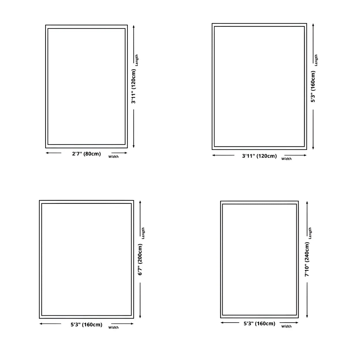 Minimalist Checkered Polyester Non-Slip Brown Area Rug