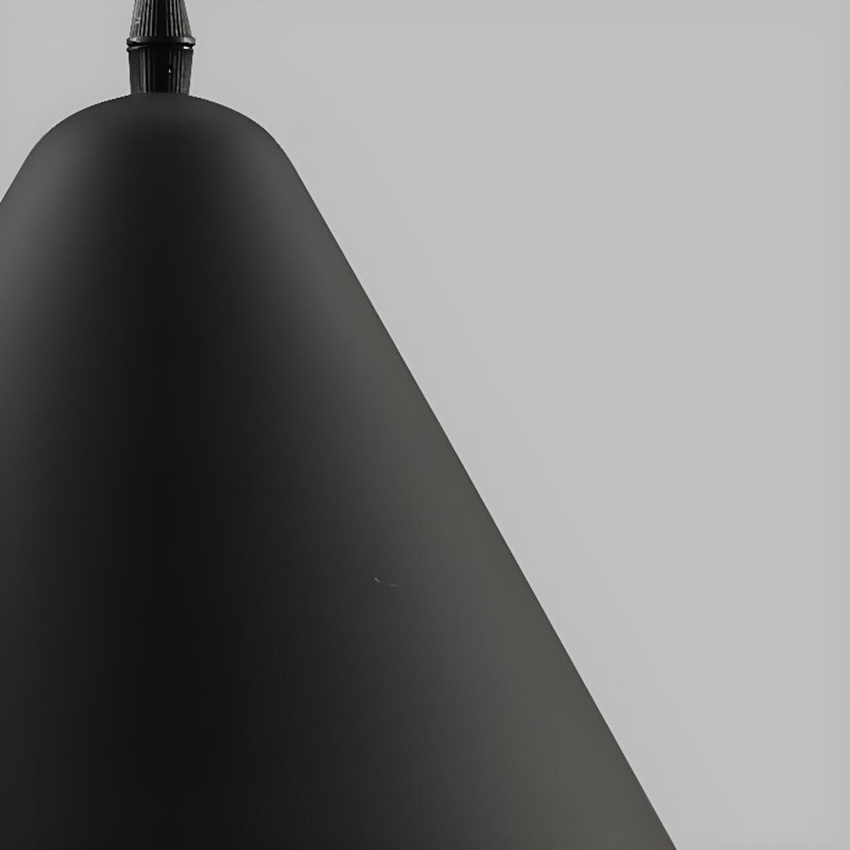 Minimalist Colorful Cone Aluminum Pendant Light Image - 22