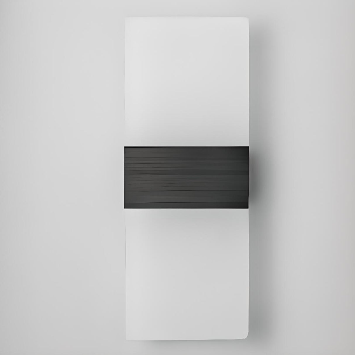 Minimalist Frosted Glass Rectangular Wall Sconce Image - 8