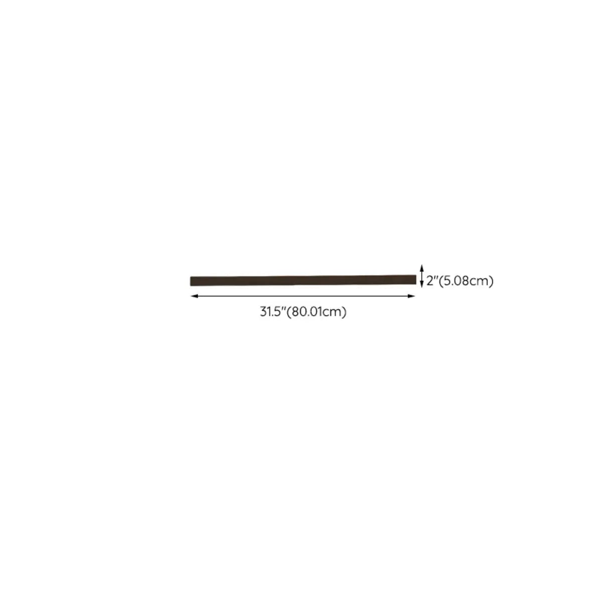 Minimalist Linear Long Outdoor LED Wall Light Black Image - 13