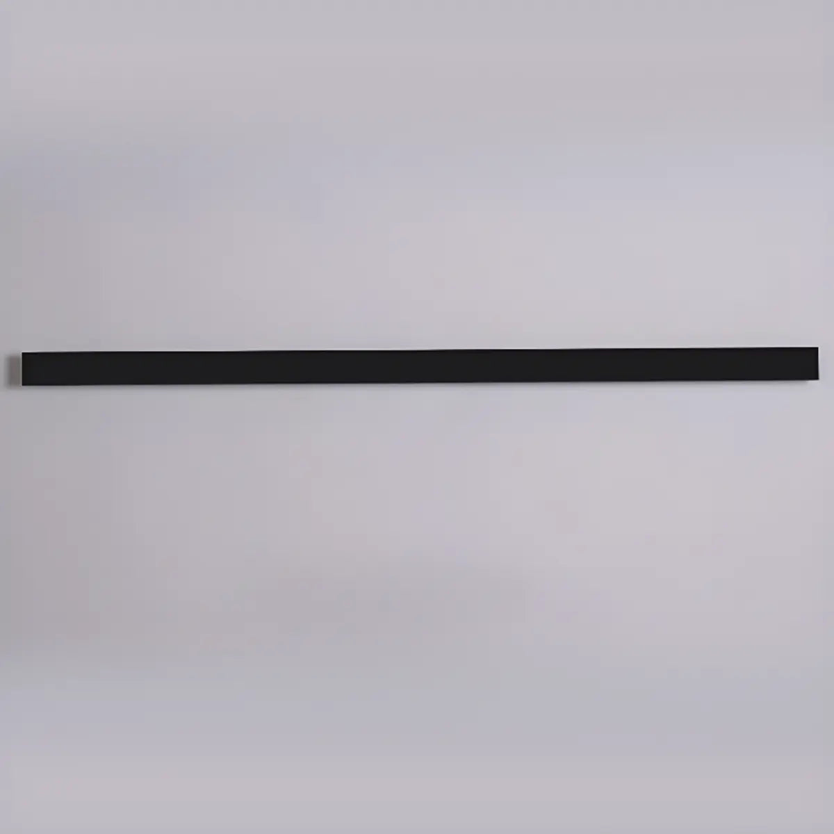 Minimalist Linear Long Outdoor LED Wall Light Black Image - 6