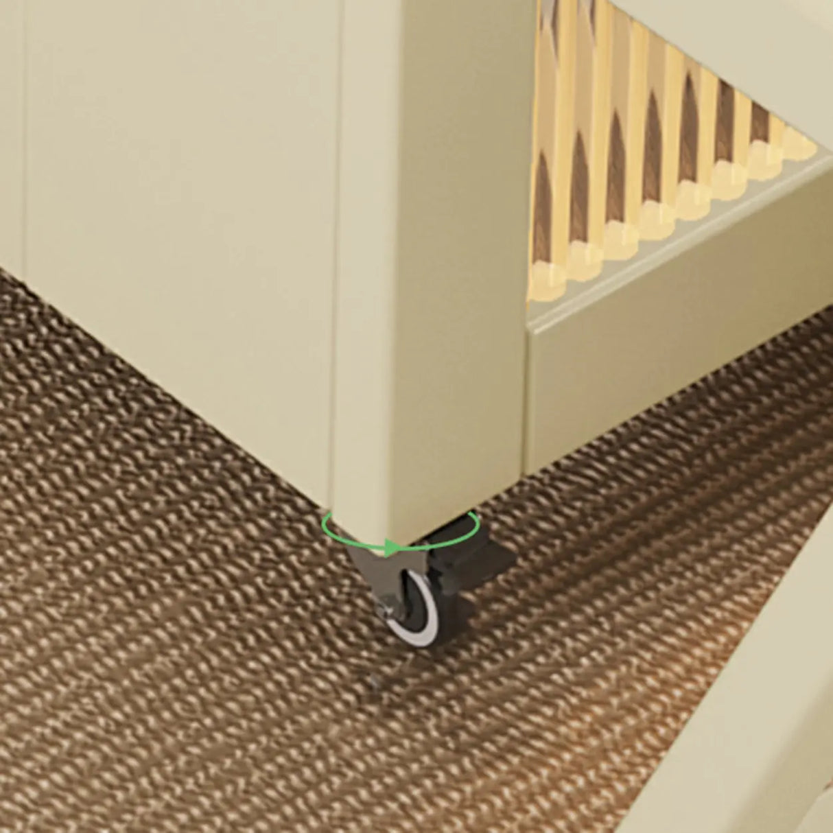 Minimalist Modern Folding White Drop Leaf Dining Table Image - 6